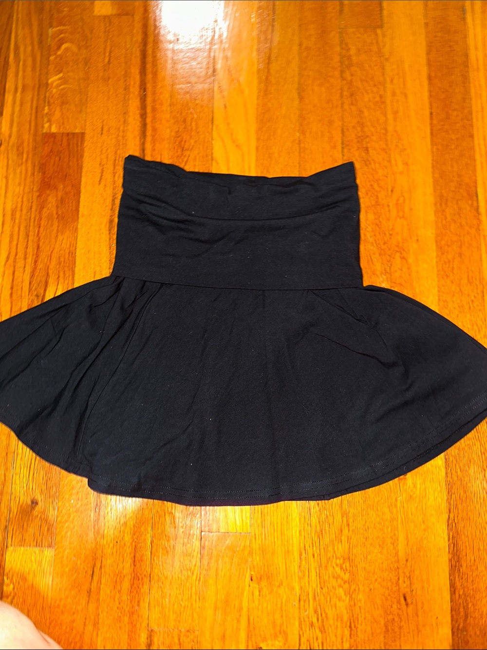 American Apparel Black Circle Skirt